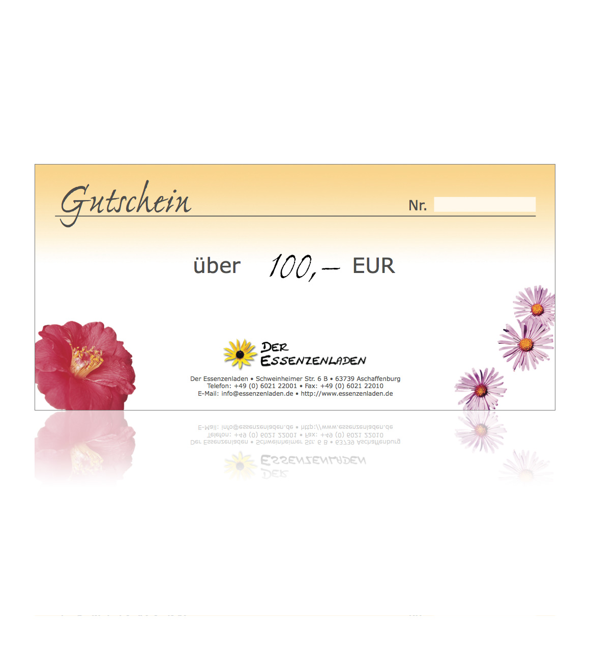 Geschenkgutschein 100 EUR